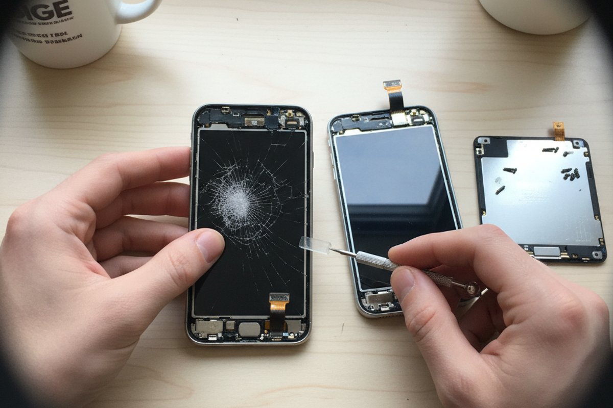 iPhone Screen Repair - Rp 500.000 - Rp 1.500.000